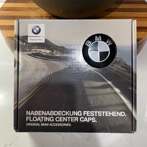 BMW Center Cap Emblem in Black, Blue, White